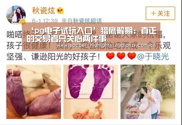 ‘pg电子试玩入口’猎鹰解期:真正的交易者只关心两件事(图1) pg电子试玩入口